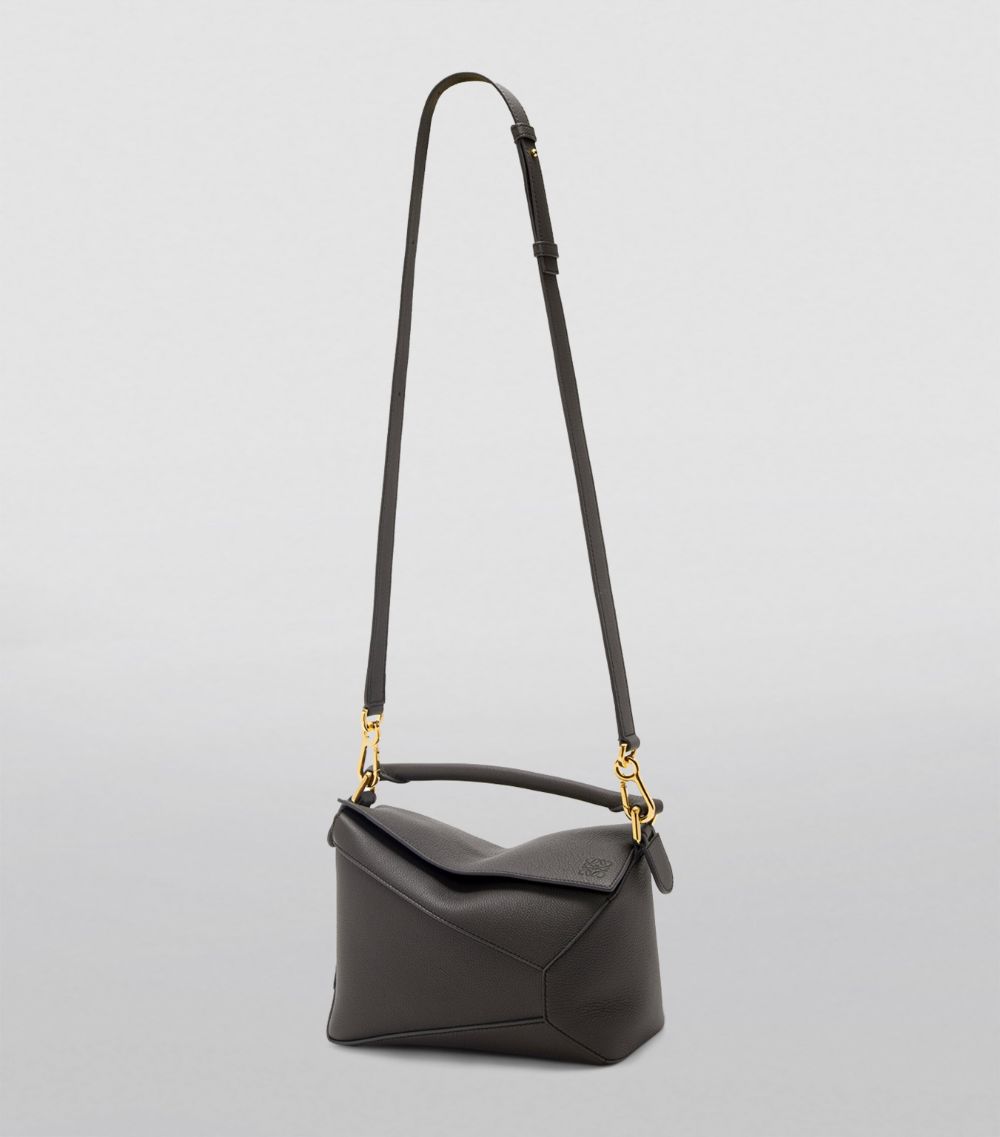 Loewe Loewe Small Leather Puzzle Edge Top-Handle Bag