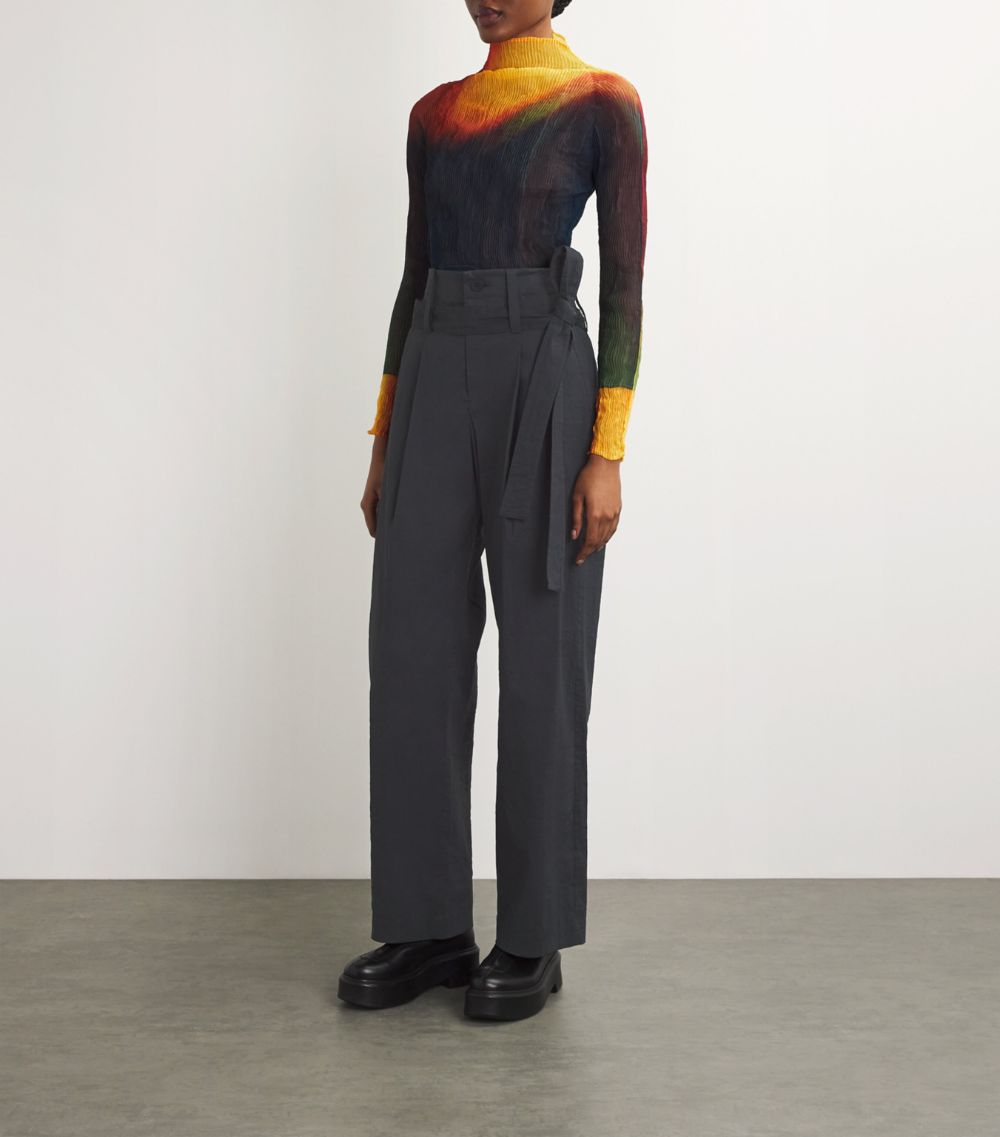 Issey Miyake Issey Miyake Shaped Membrane Straight Trousers