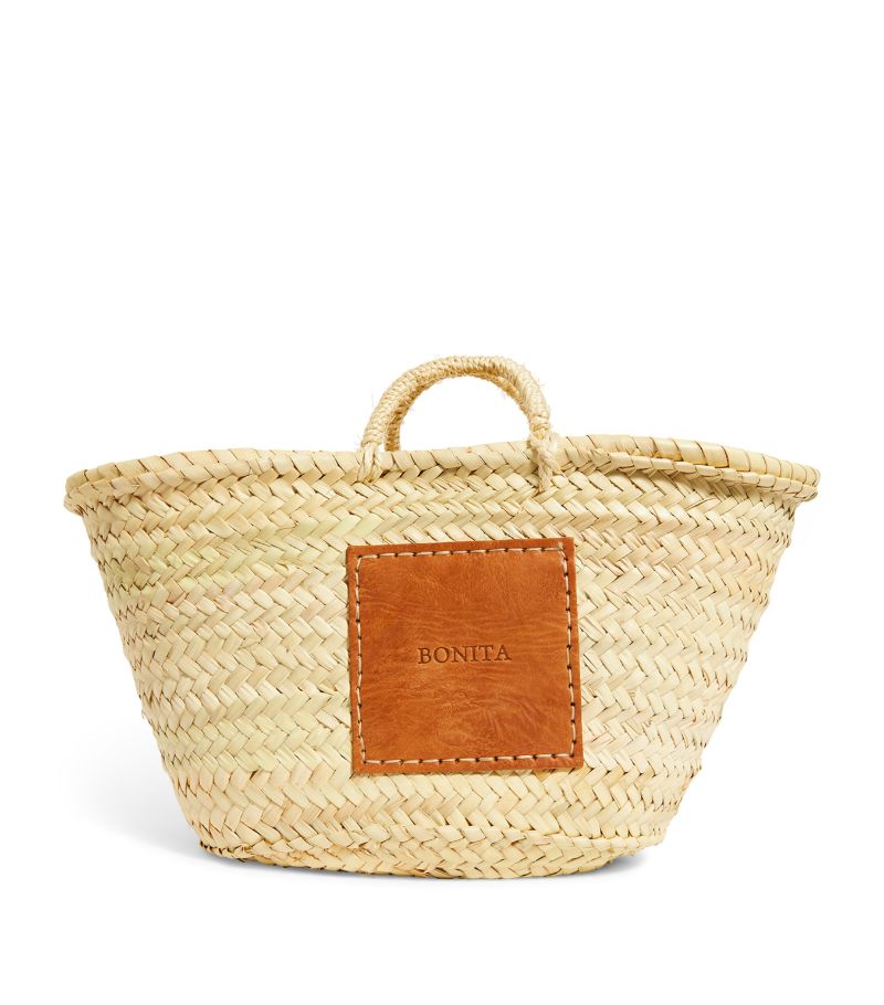 Bonita Bonita Medium Palm Logo Basket Bag