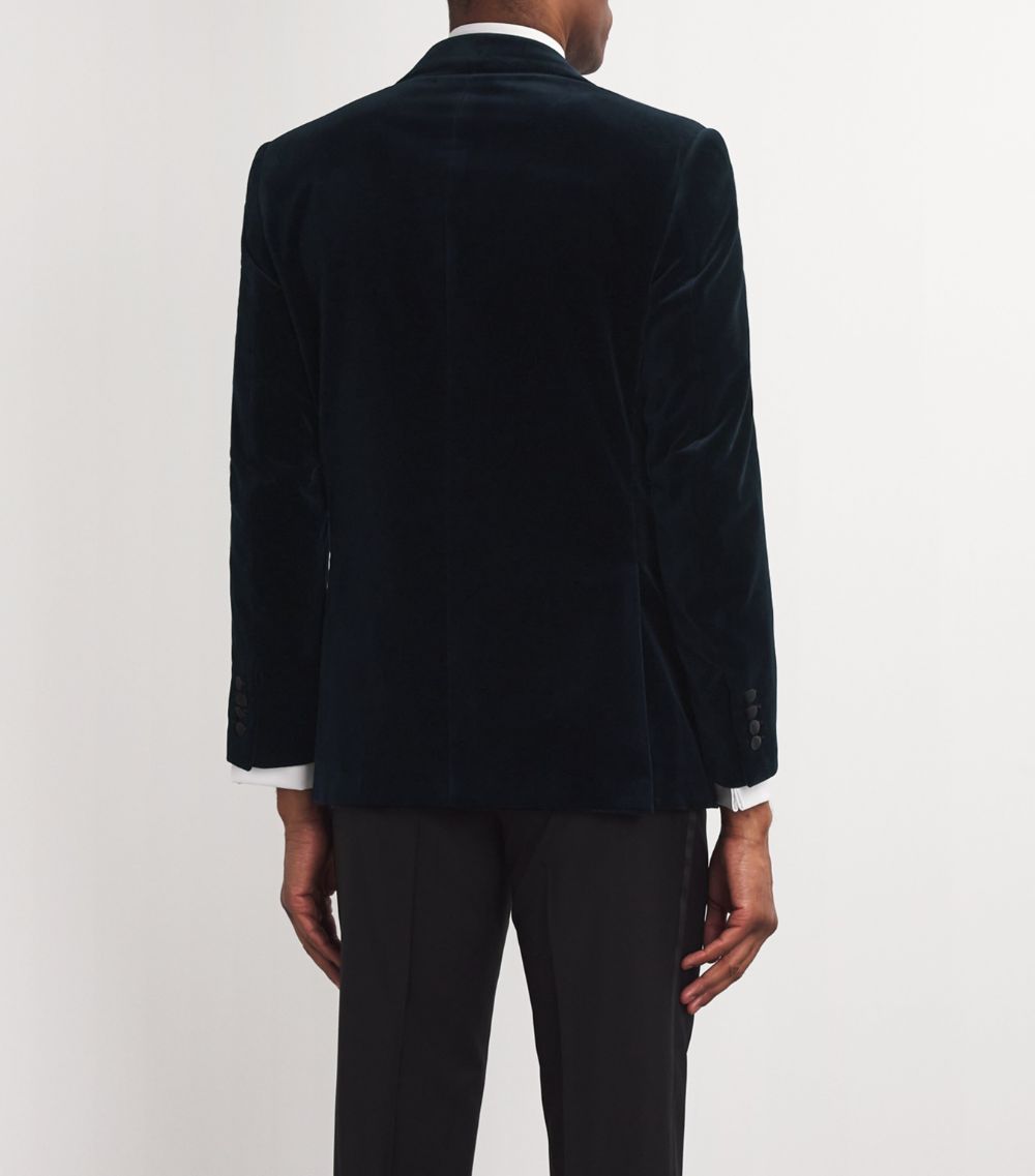 Canali Canali Velvet Single-Breasted Evening Jacket