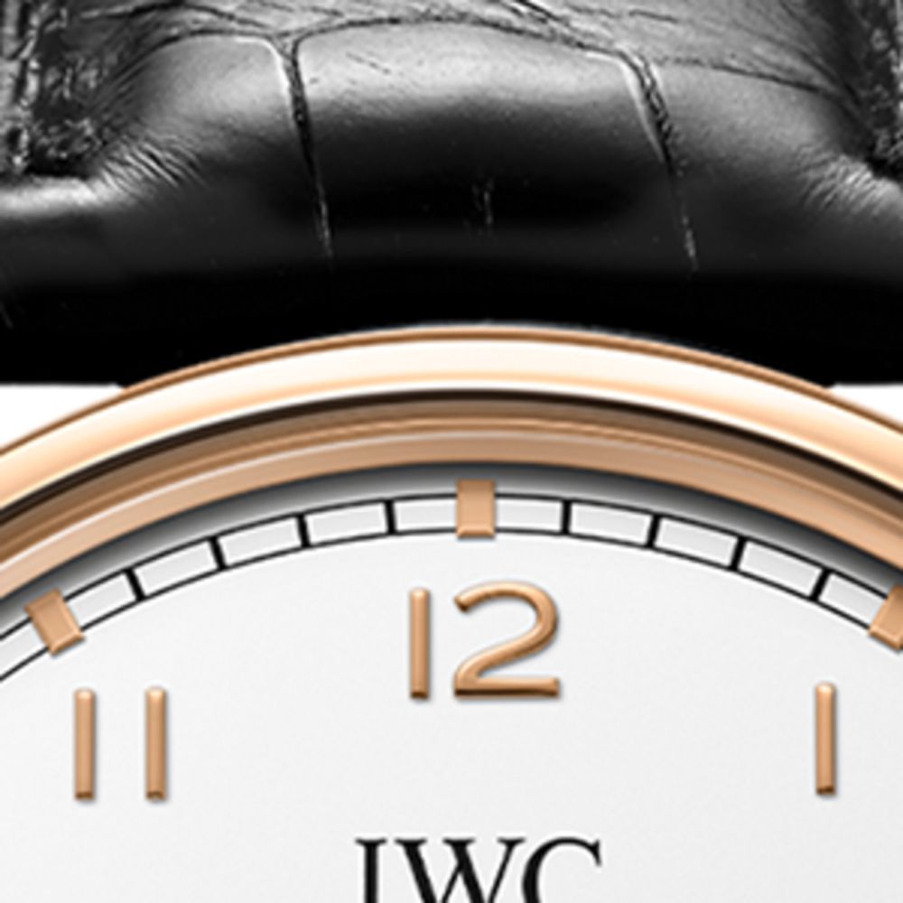 Iwc Schaffhausen Iwc Schaffhausen Armor Gold Portugieser Hand-Wound Tourbillon Watch 42Mm