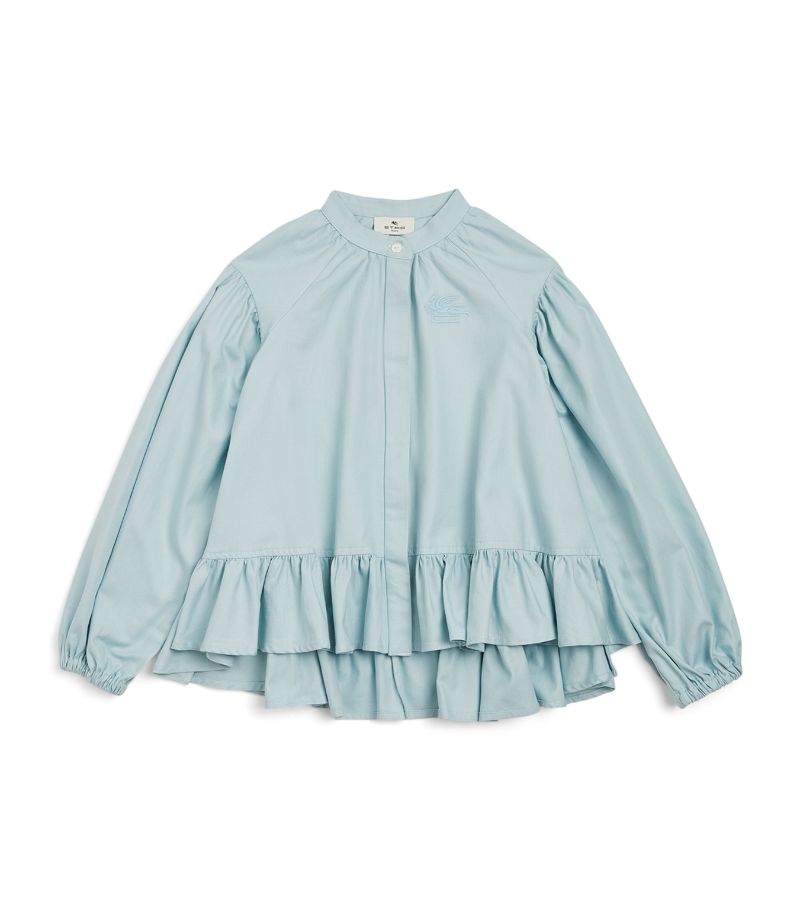  Etro Kids Cotton Frilled Shirt (4-16 Years)