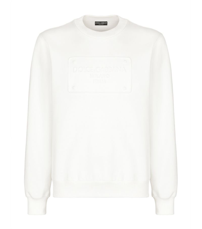 Dolce & Gabbana Dolce & Gabbana Embossed Logo Sweatshirt