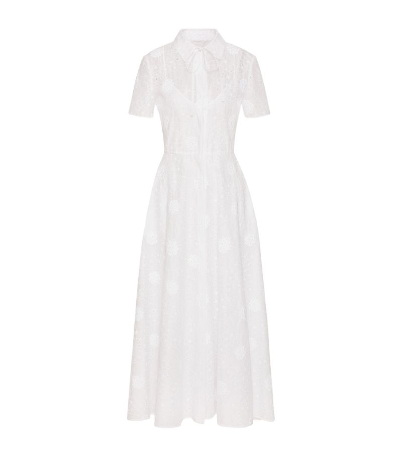 VALENTINO GARAVANI Valentino Garavani Cotton Lace Midi Dress