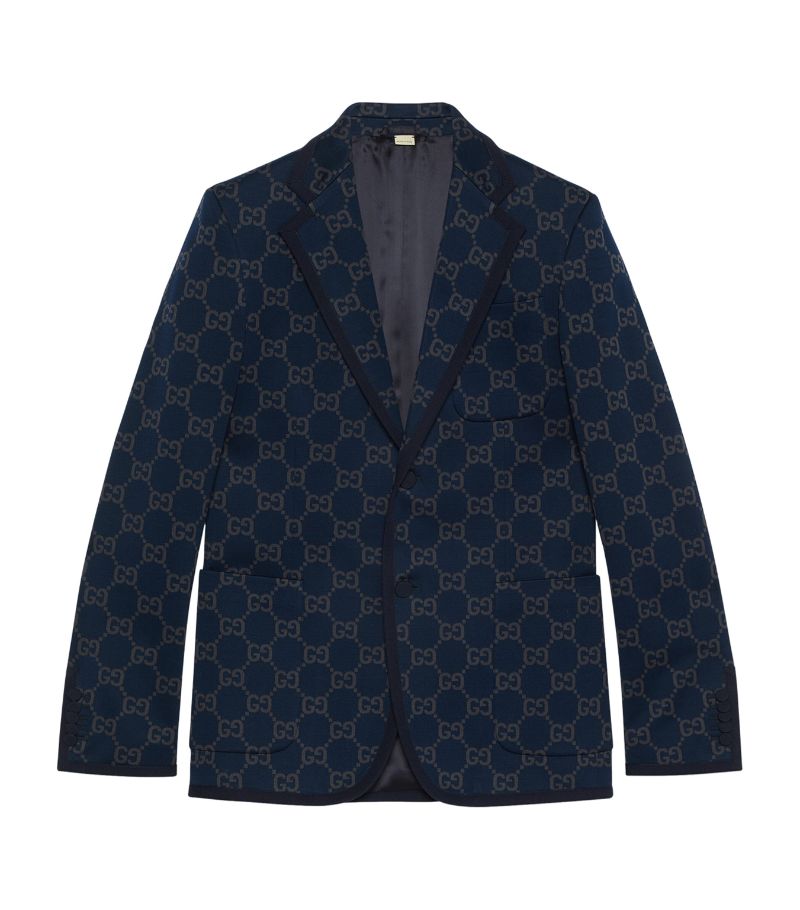 Gucci Gucci Cotton Gg Blazer