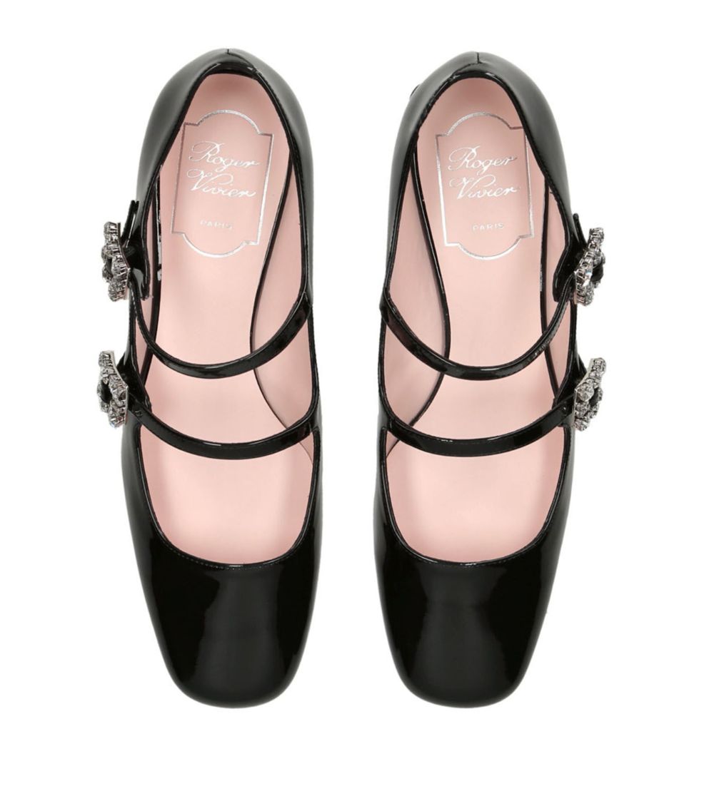 Roger Vivier Roger Vivier Patent Très Vivier Mini Babies Ballet Flats 25