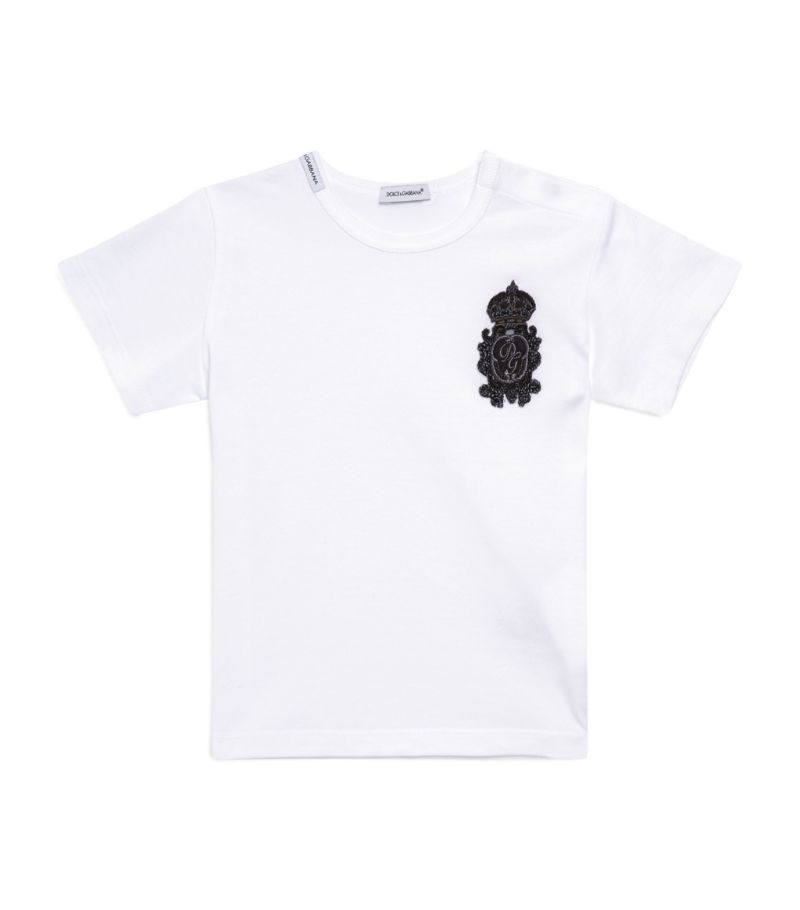 Dolce & Gabbana Dolce & Gabbana Kids Crown Logo T-Shirt (3-30 Months)