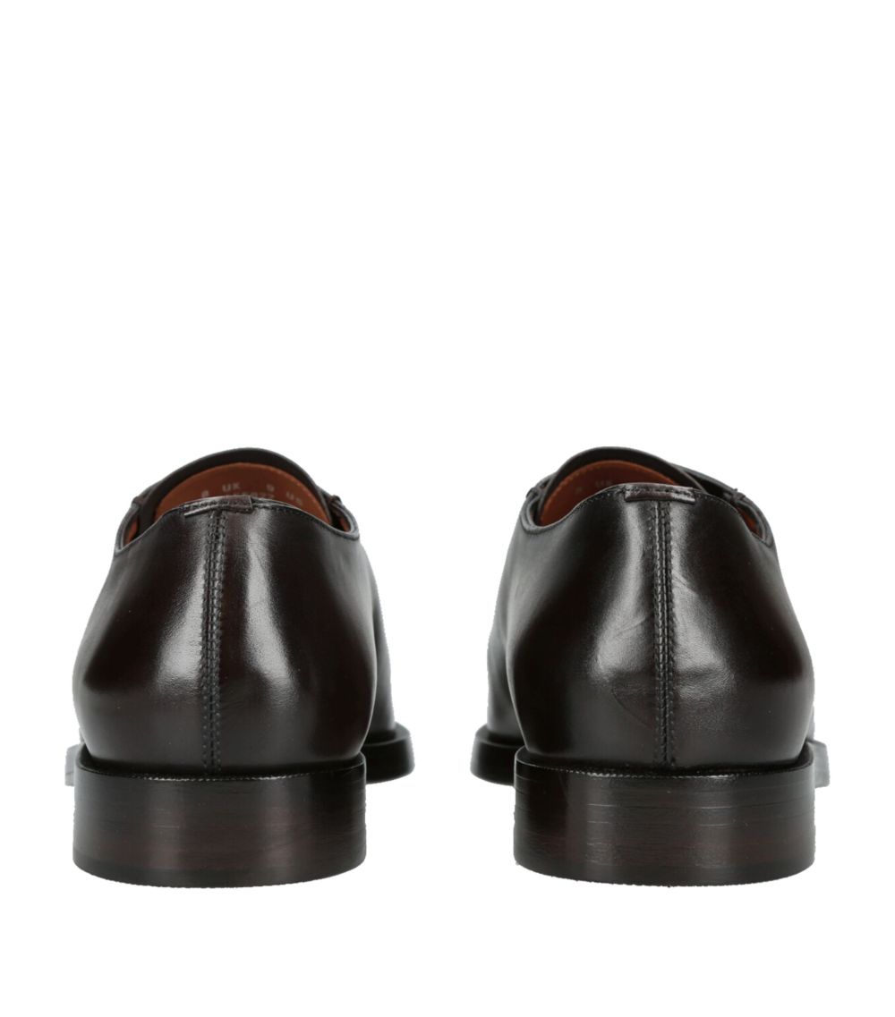 zegna Zegna Leather Torino Derby Shoes