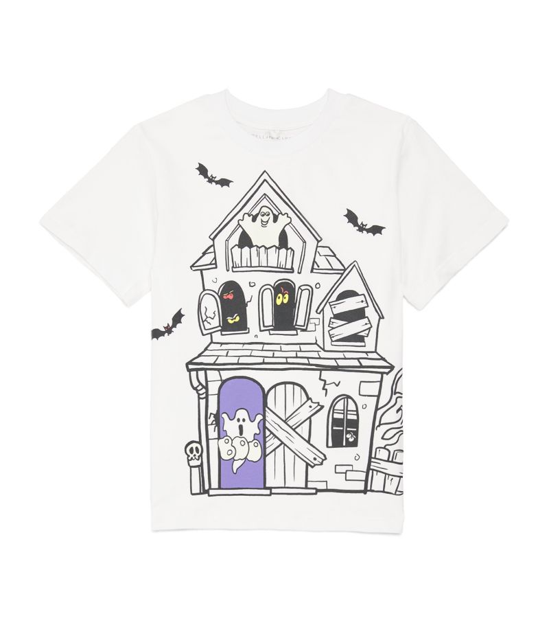 Stella McCartney Kids Stella Mccartney Kids Cotton Haunted House T-Shirt (3-14 Years)