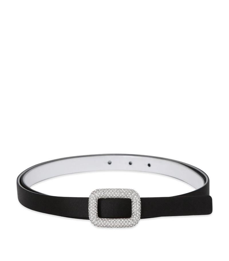 Roger Vivier Roger Vivier Satin Viv Choc Strass Belt