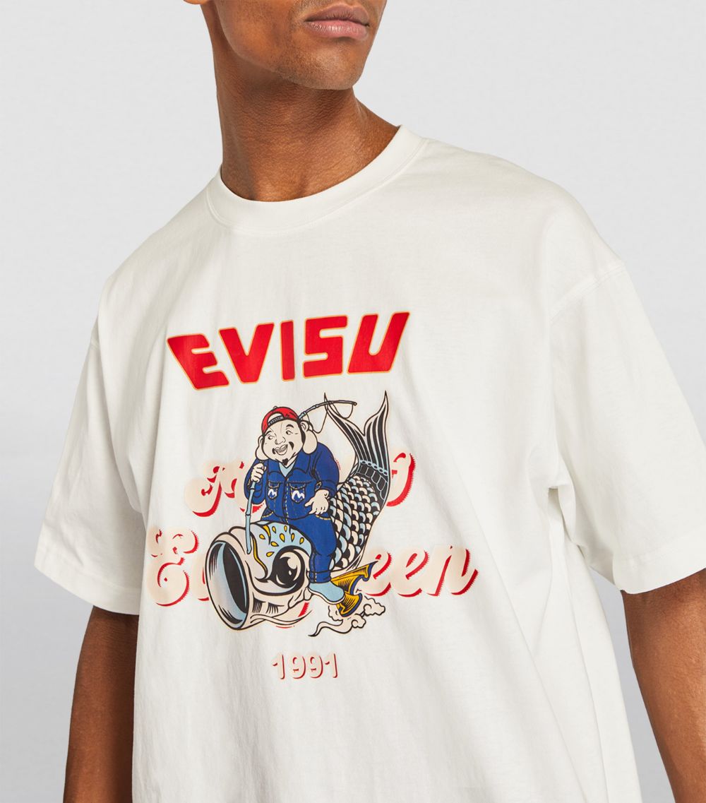 Evisu Evisu Oversized Koinobori T-Shirt