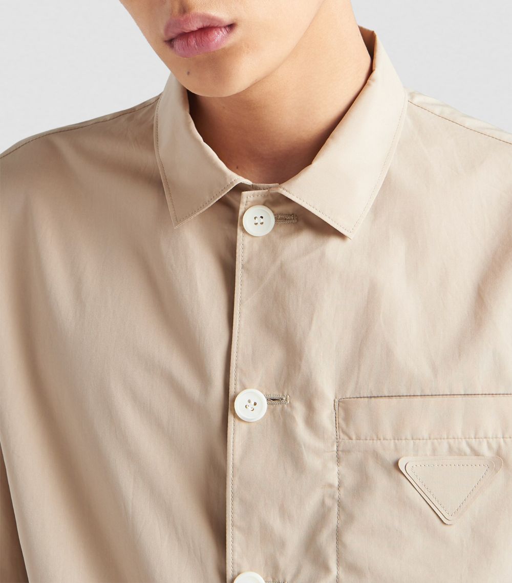 Prada Prada Collared Patch Pocket Jacket