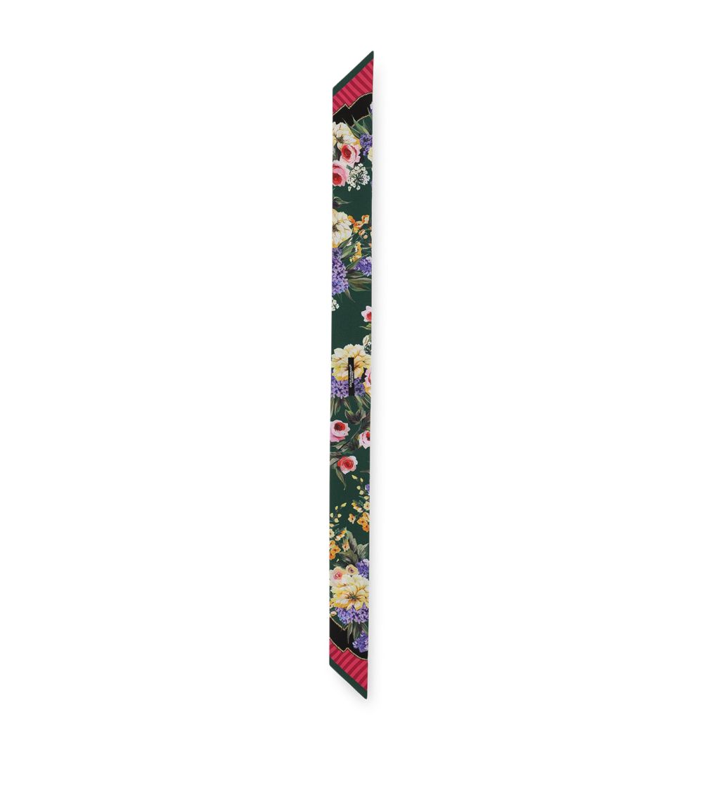 Dolce & Gabbana Dolce & Gabbana Silk Floral Print Scarf