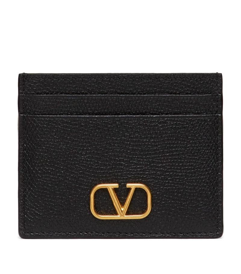 VALENTINO GARAVANI Valentino Garavani Leather Vlogo Card Holder