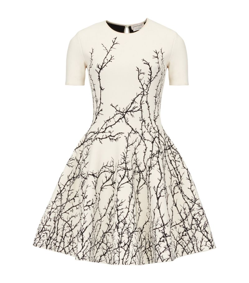 Alexander McQueen Alexander Mcqueen Thorn Branches Mini Dress