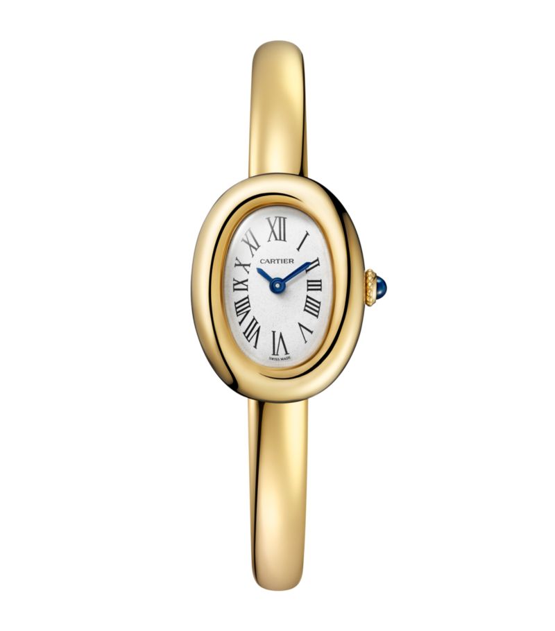 Cartier Cartier Mini Yellow Gold Baignoire Watch 18.7Mm (Size 16)