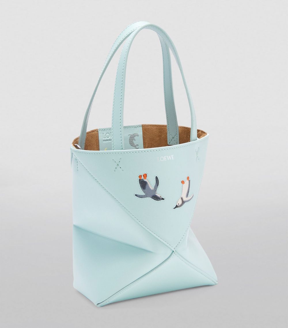 Loewe LOEWE x Suna Fujita Mini Puzzle Fold Tote Bag