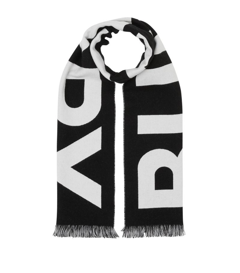 Burberry Burberry Wool Logo Scarf