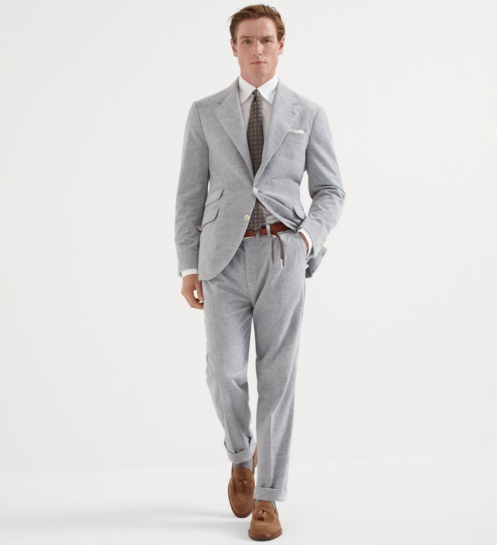 Brunello Cucinelli Brunello Cucinelli Cotton-Cashmere Corduroy Cavallo Blazer