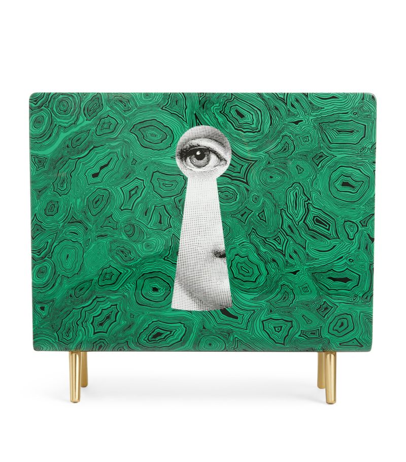 Fornasetti Fornasetti Serratura On Malachite Magazine Rack