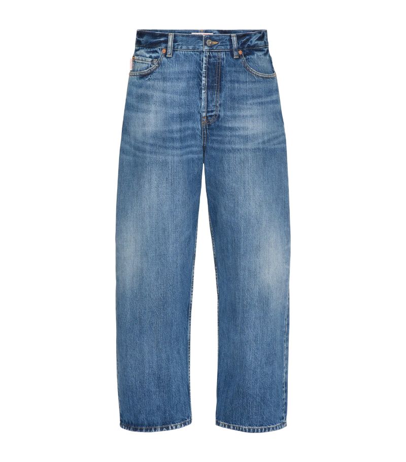 Valentino Valentino Faded Straight Jeans