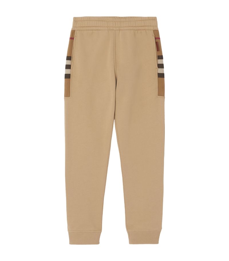 Burberry Burberry Check Panel Sweatpants