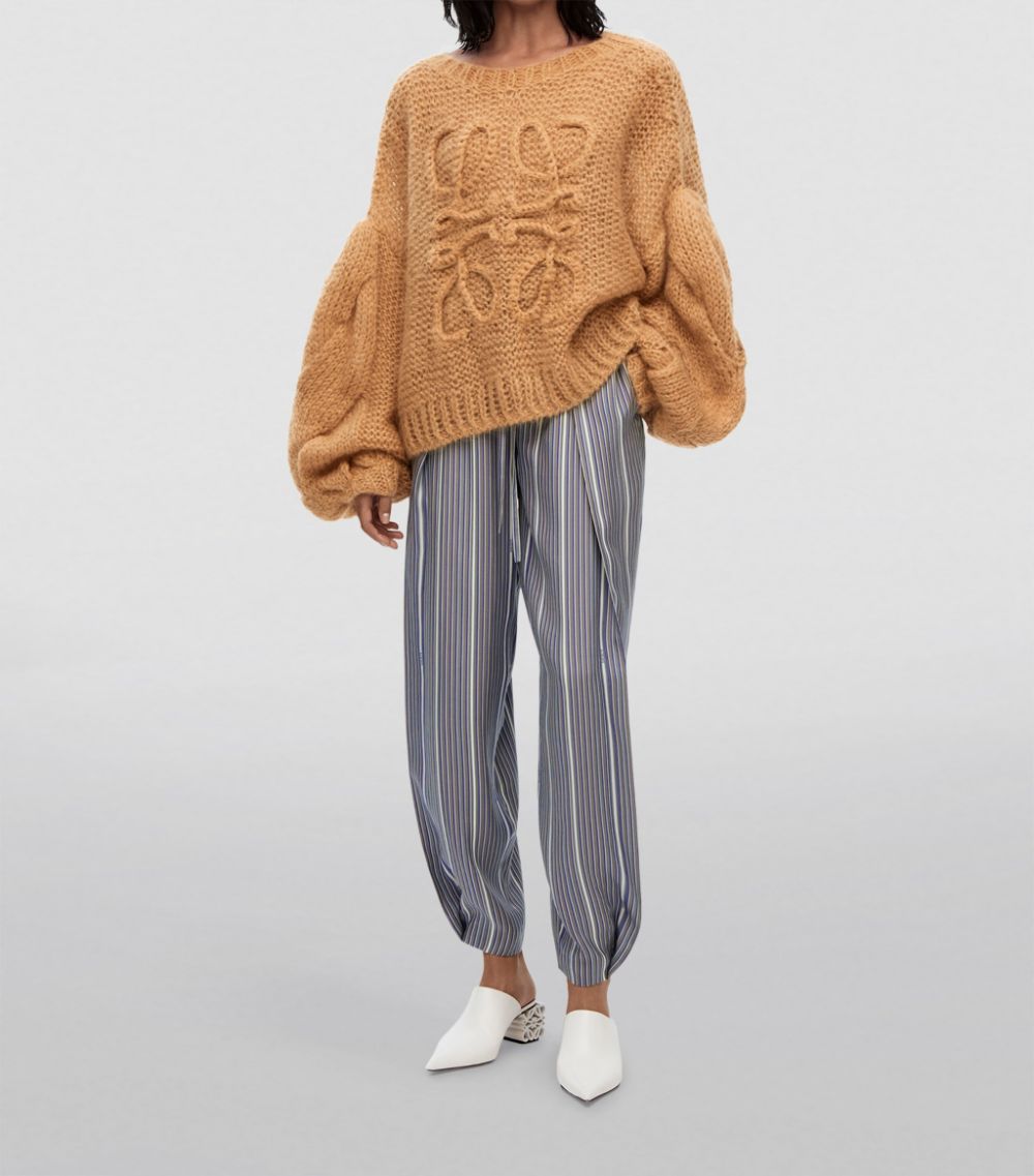 Loewe Loewe Mohair-Blend Anagram Sweater