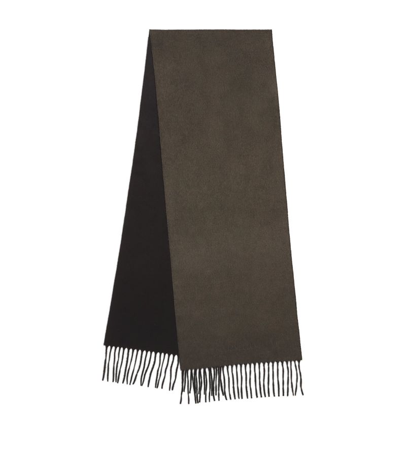 Corneliani Corneliani Silk-Cashmere Fringed Scarf