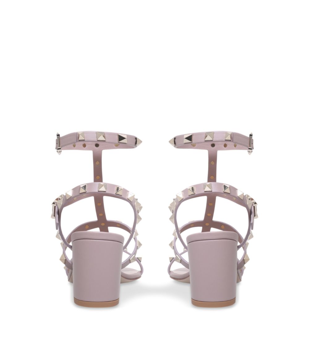 VALENTINO GARAVANI Valentino Garavani Leather Rockstud Sandals 60