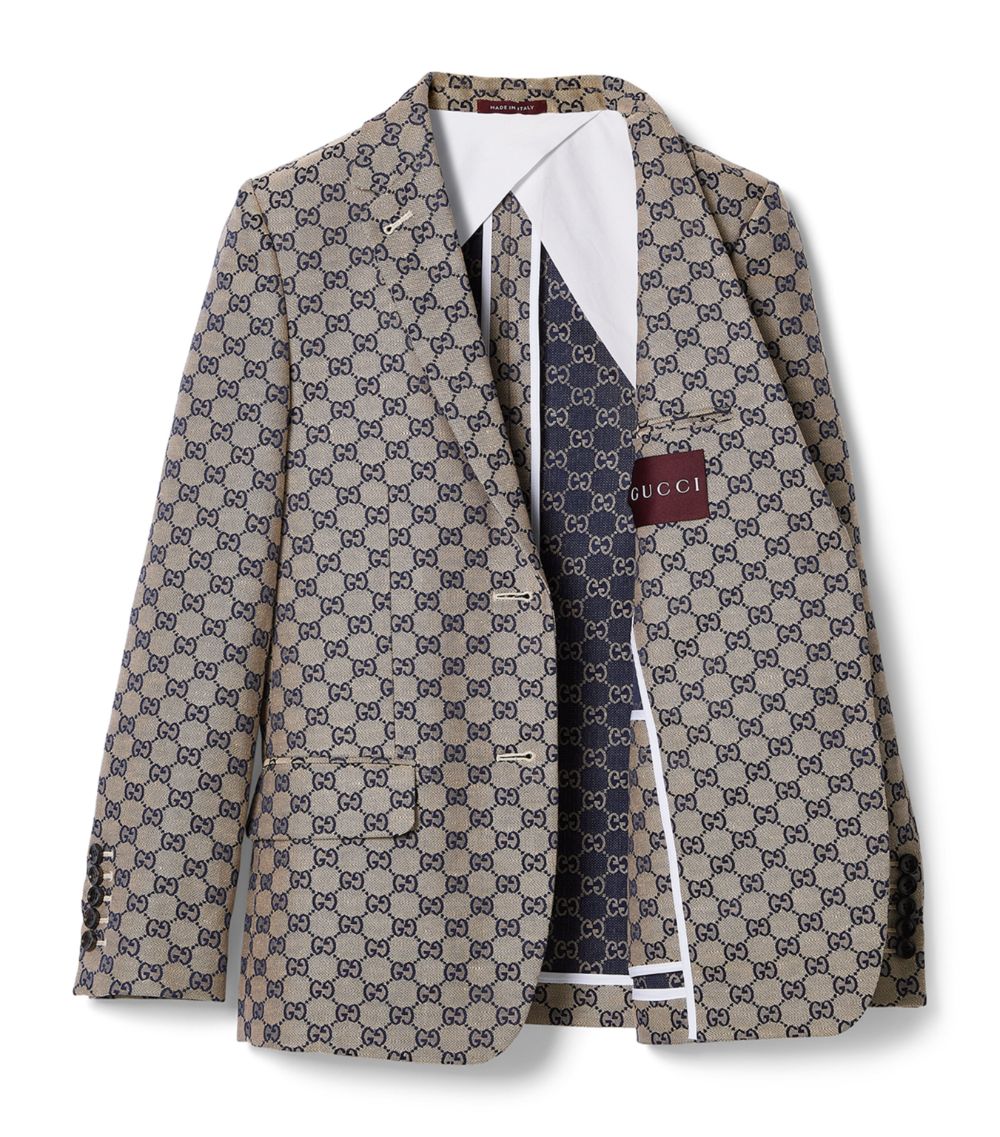 Gucci Gucci Gg Canvas Blazer