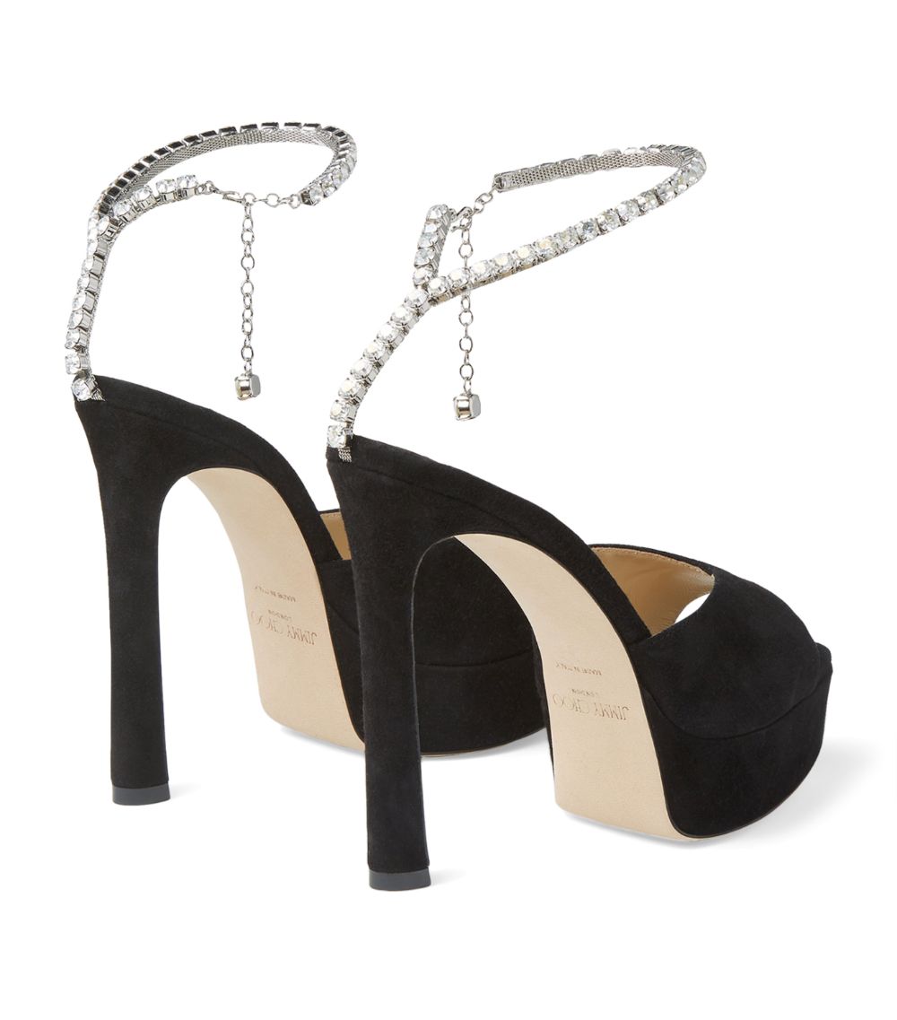 Jimmy Choo Jimmy Choo Saeda 125 Suede Sandals