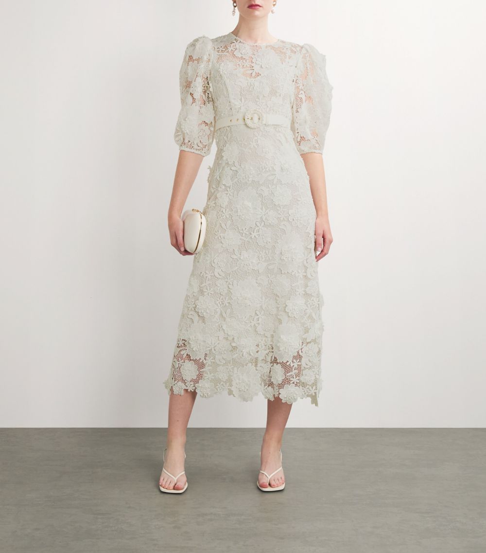 Zimmermann Zimmermann Lace Floral Halliday Dress