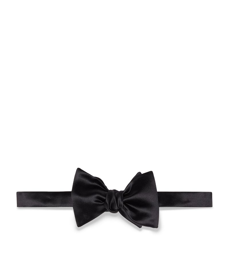 Brunello Cucinelli Brunello Cucinelli Silk-Cotton Satin Bow Tie