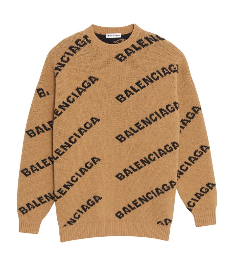 Balenciaga Balenciaga Wool Logo Sweater