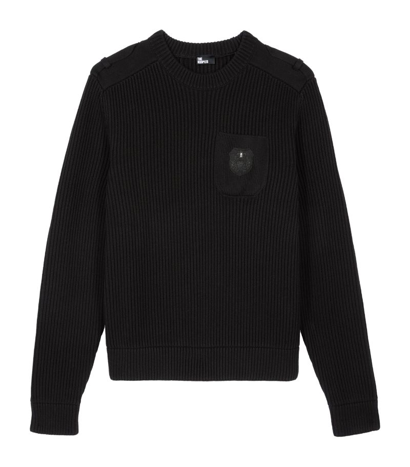 The Kooples The Kooples Cotton Blazon Sweater