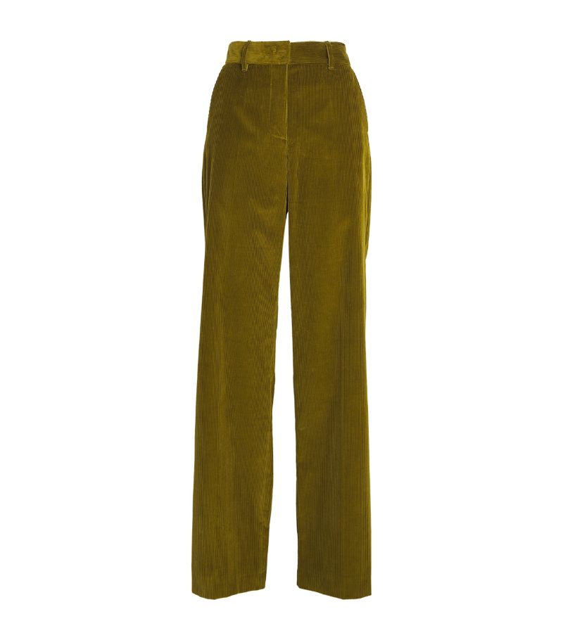 Weekend Max Mara Weekend Max Mara Cotton Corduroy Wide-Leg Trousers