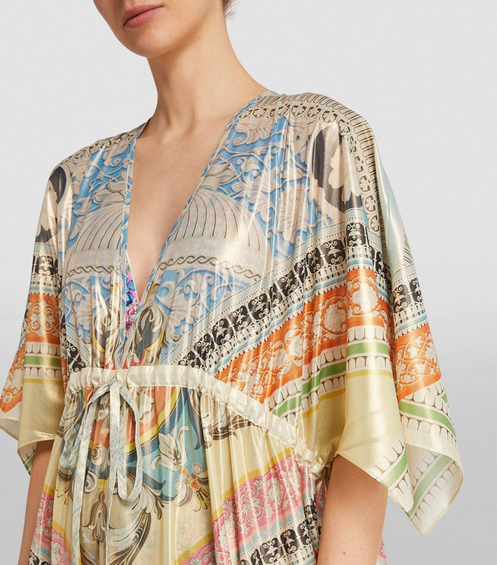 Mary Katrantzou Mary Katrantzou Tile Print Kaftan Maxi Dress