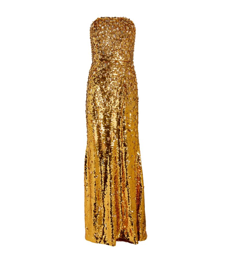 Carolina Herrera Carolina Herrera Sequin-Embellished Gown