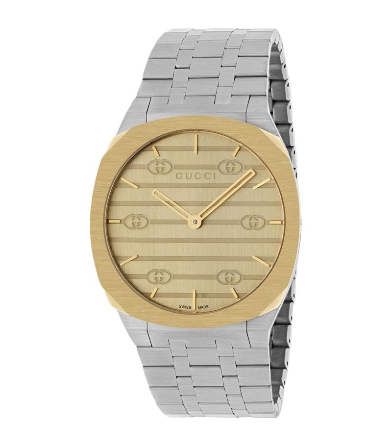 Gucci Gucci Gold-Plated Steel Gucci 25H Watch 38Mm