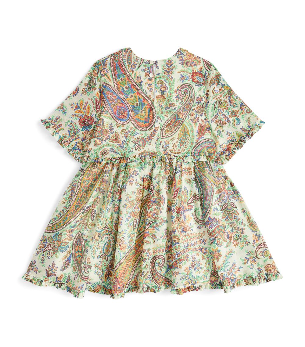  Etro Kids Paisley Print Ruffle-Detail Dress (4-16 Years)