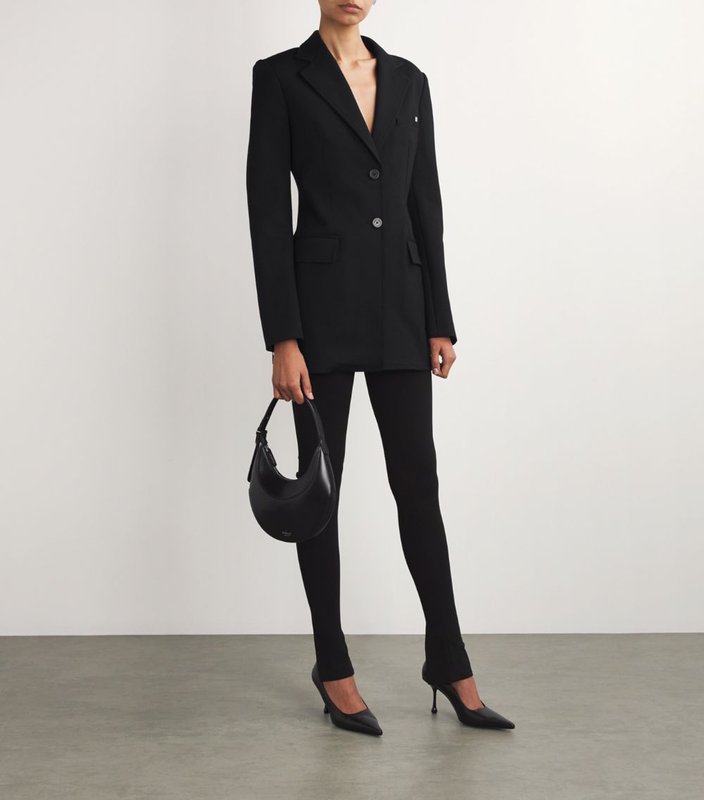 Helmut Lang Helmut Lang Jersey Slim Longline Blazer