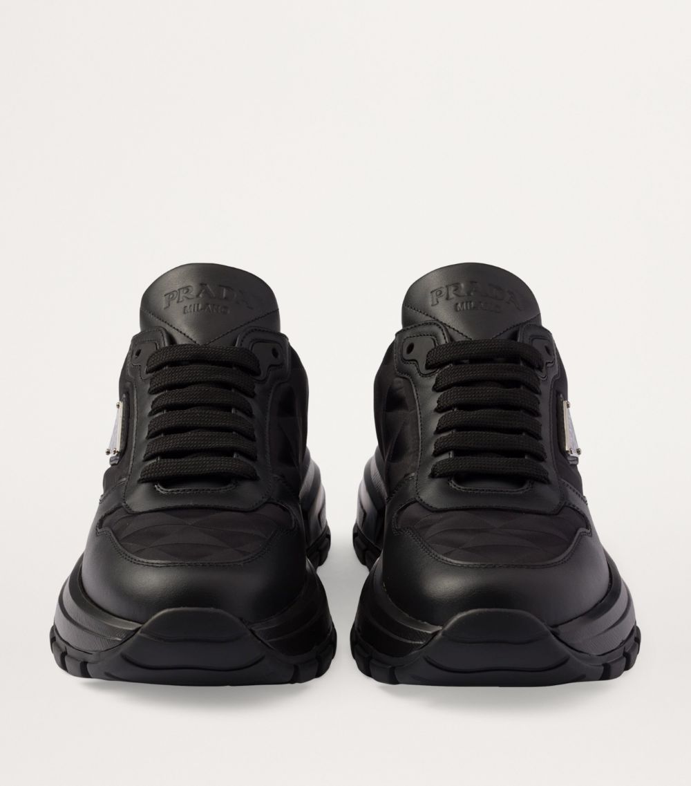 Prada Prada Re-Nylon-Leather Prax 01 Sneakers