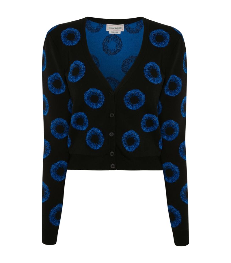 Alexander McQueen Alexander McQueen Jacquard Eyes Cardigan