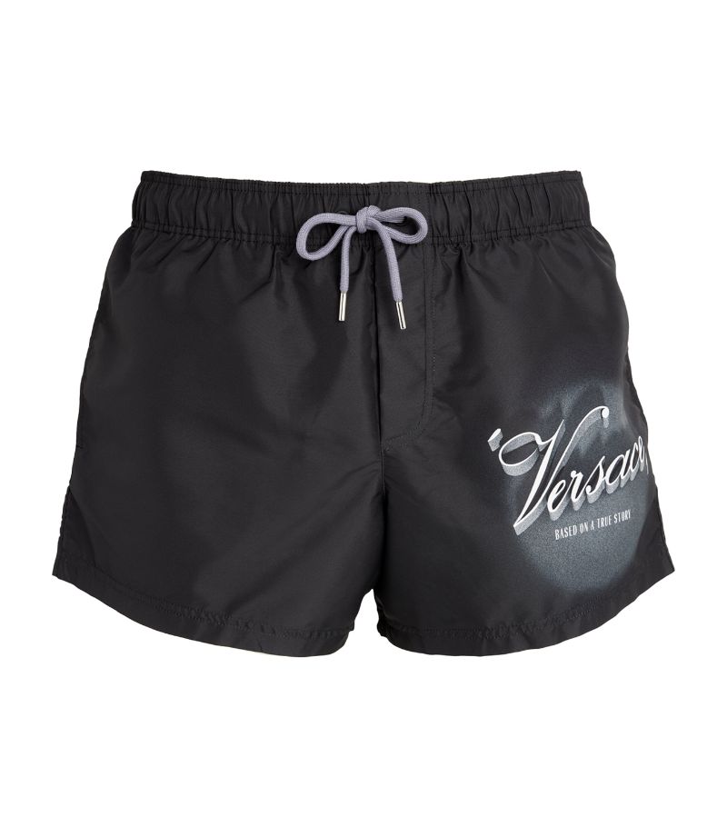 Versace Versace Movie Print Swim Shorts