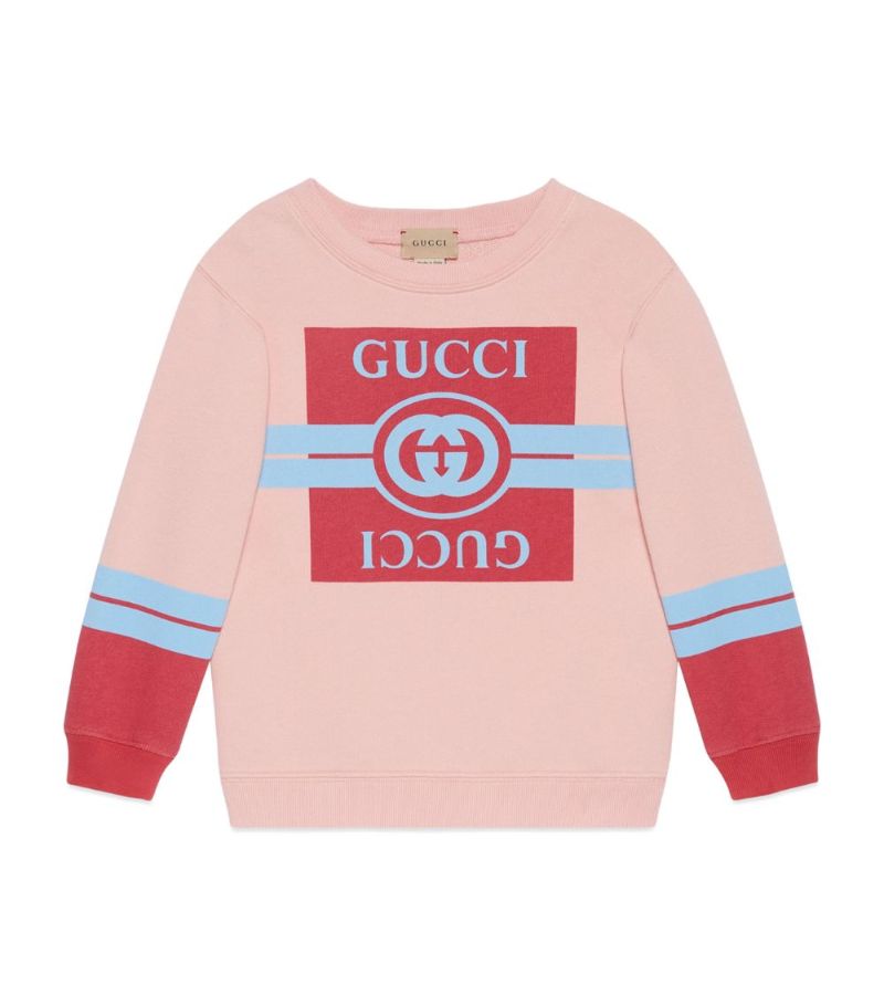 Gucci Gucci Kids Cotton Interlocking G Sweatshirt (4-12 Years)