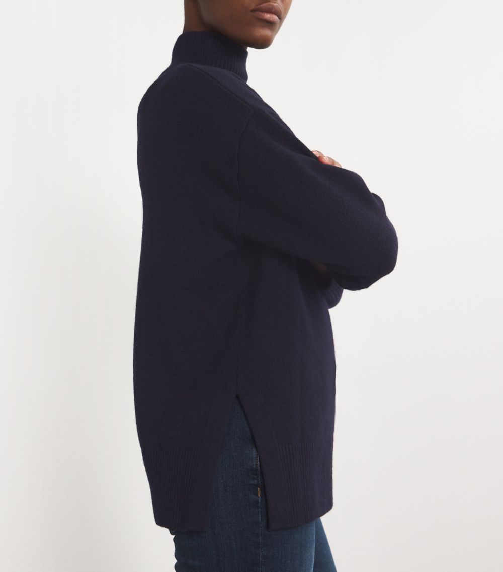 Vince Vince Wool-Cashmere High-Neck Sweater