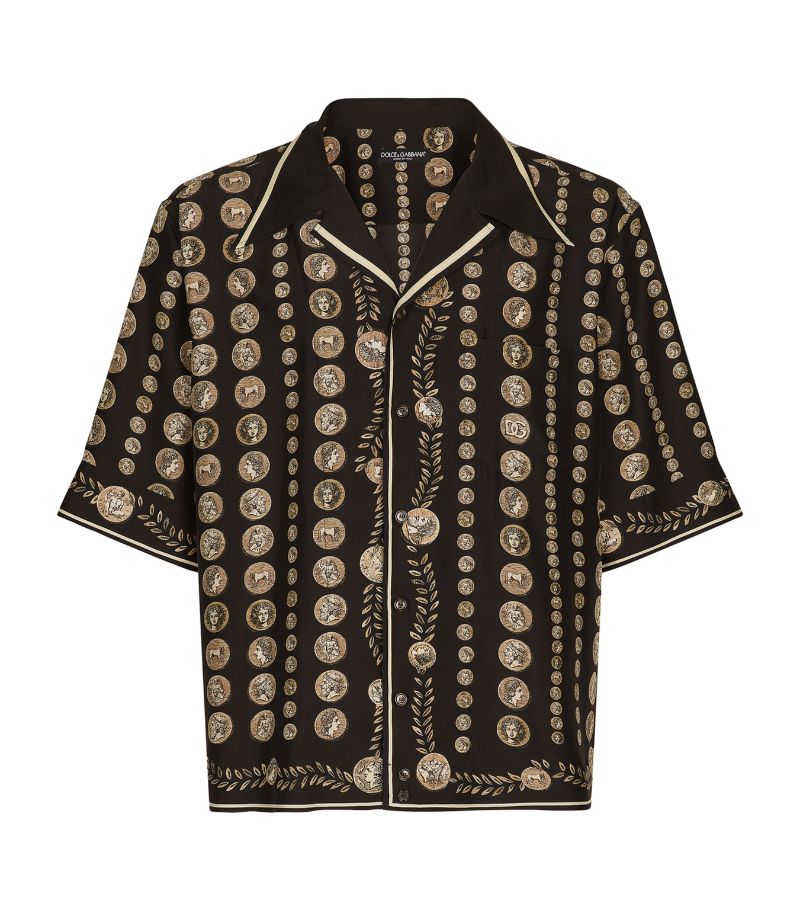 Dolce & Gabbana Dolce & Gabbana Silk Coin Shirt