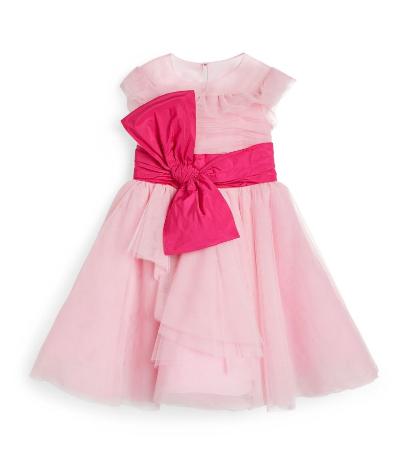 Marchesa Kids Couture Marchesa Kids Couture Tulle Bow-Belt Dress (4-14 Years)