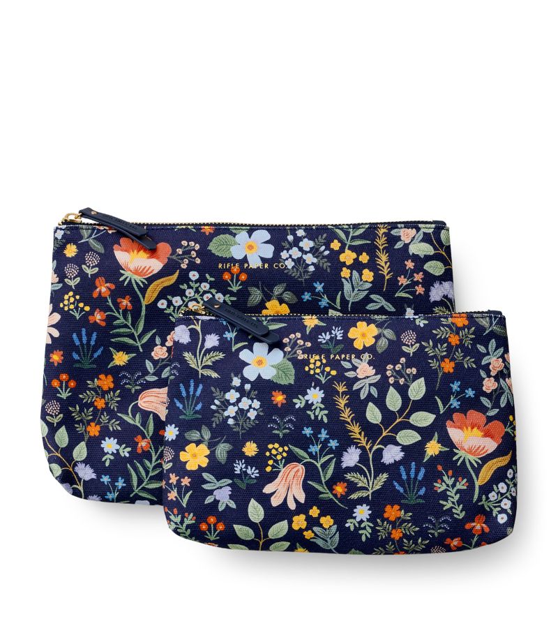 Rifle Paper Co. Rifle Paper Co. Canvas Bramble Fields Pouch (Set of 2)