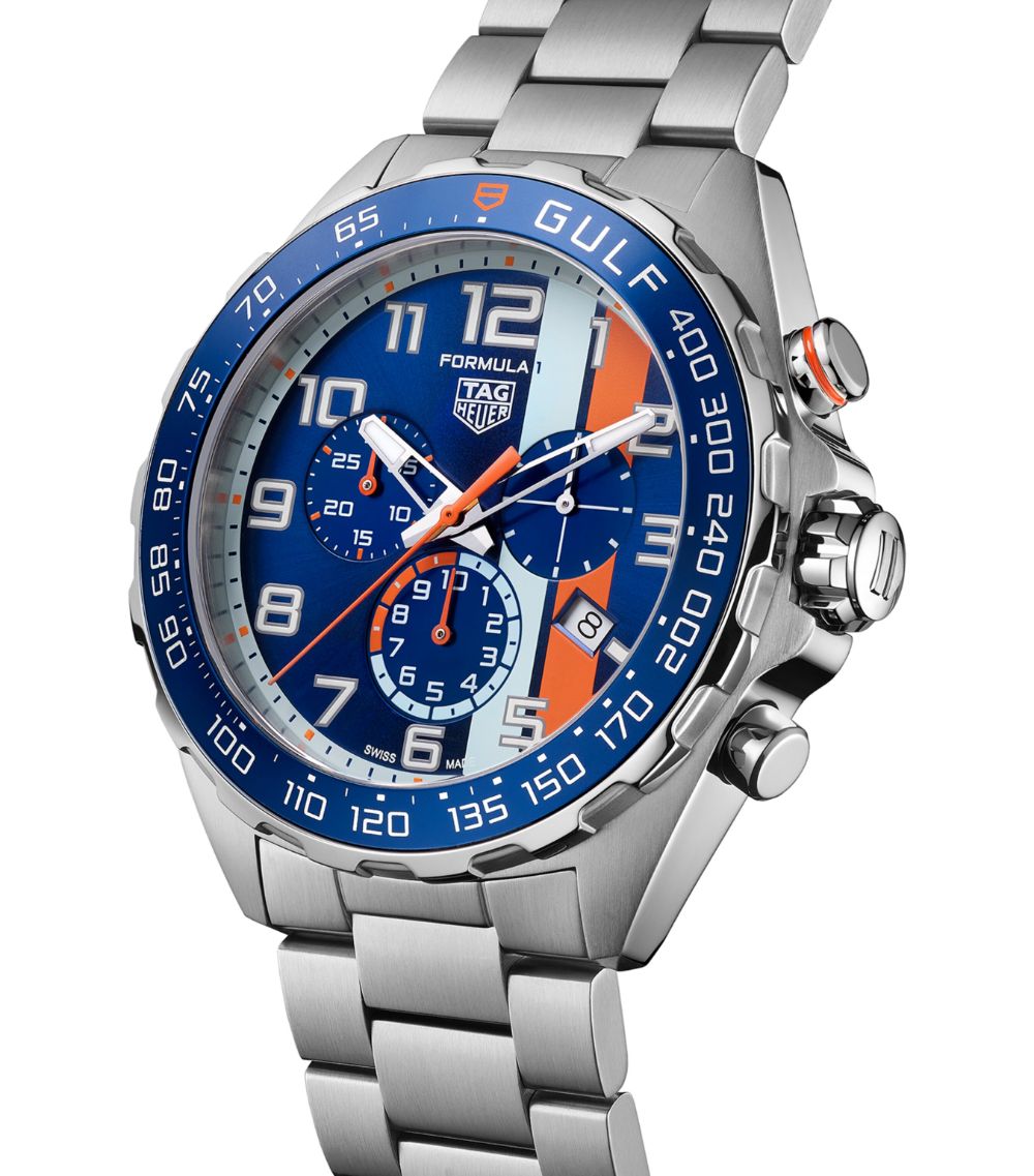 Tag Heuer Tag Heuer X Gulf Stainless Steel Formula 1 Watch 43Mm